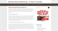 Desktop Screenshot of onsitebatteryreconditioning.com