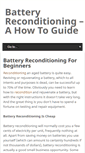 Mobile Screenshot of onsitebatteryreconditioning.com